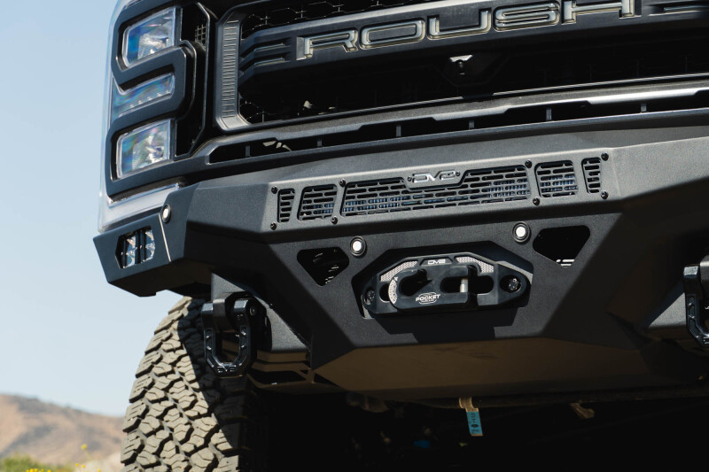 Ford F-350 Front Bumper - DV8 Offroad - Spec Series - Micro-Texture Black - `23-`26